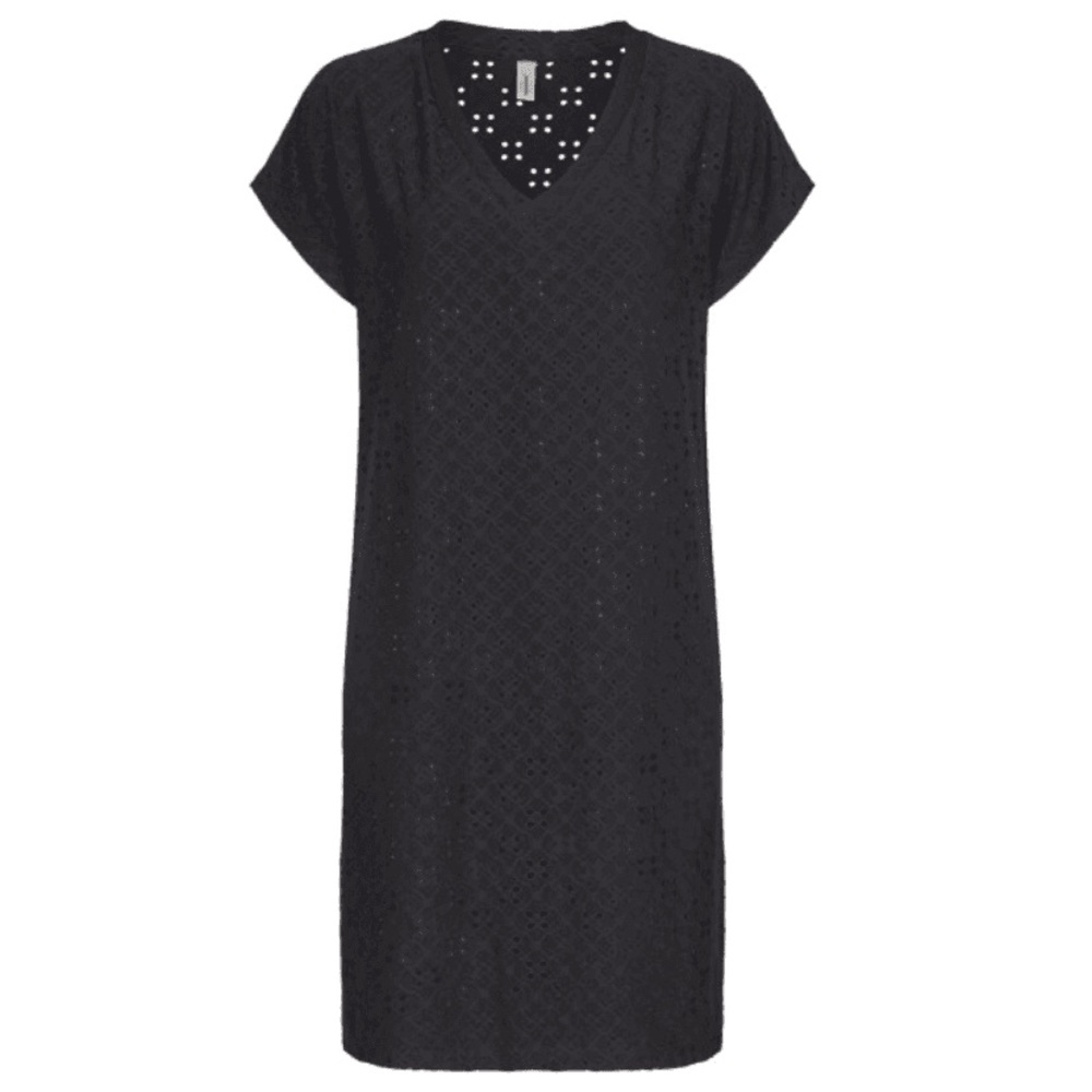 SOYA CONCEPTS | NWT Ingela 3 Eyelet Black Belted Summer Dress - Picture 11 of 13